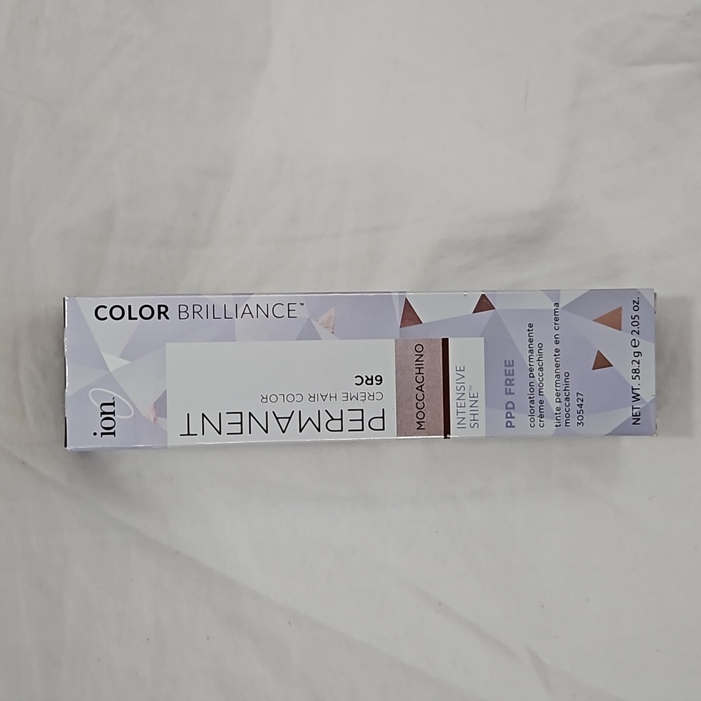 3/$21 NIB ION Moccachino Brown Permanent Hair Color Brilliance Sally's Dye